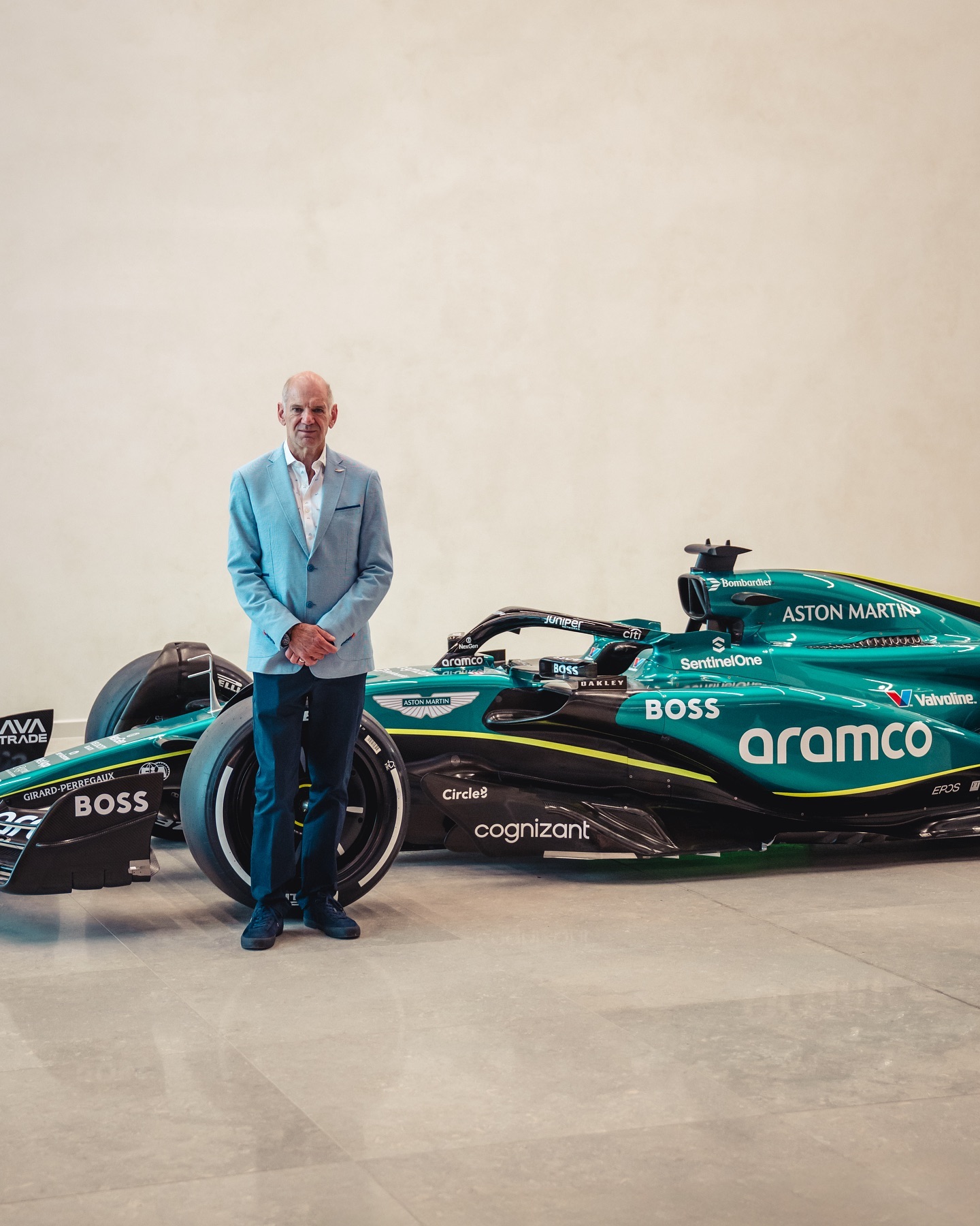 Adrian Newey นักออกแบบรถ F1 ร่วมทีม Aston Martin ในปี 2025