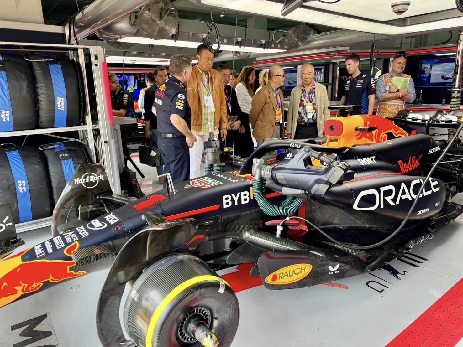 นายกฯ เข้าชมโรงรถทีม Redbull ที่สนาม Imola อิตาลี ชม F1 Emilia-Romagna GP 2024