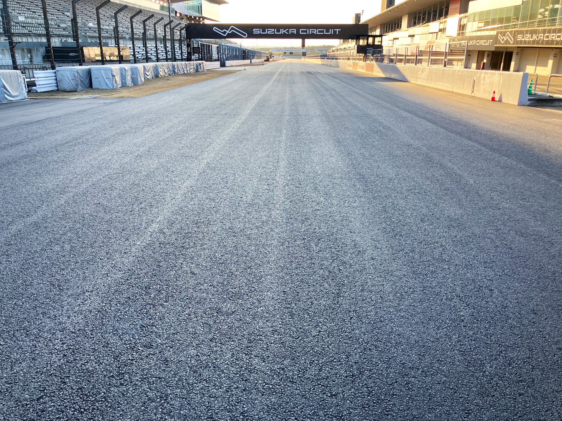 ภาพการปรับปรุง Track ที่สนาม Formula 1 Suzuka Circuit ญี่ปุ่น